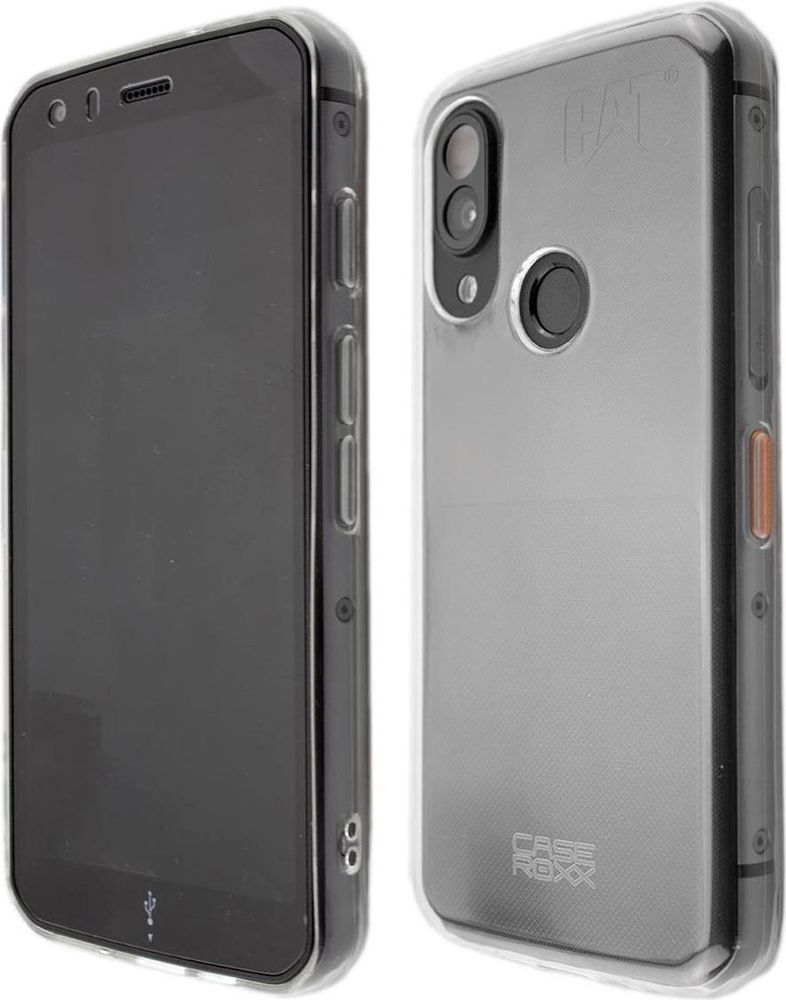 caseroxx Schutz-Hülle TPU-Hülle kompatibel mit Cat S62 / S62 Pro, Gummi Handy Tasche transparent