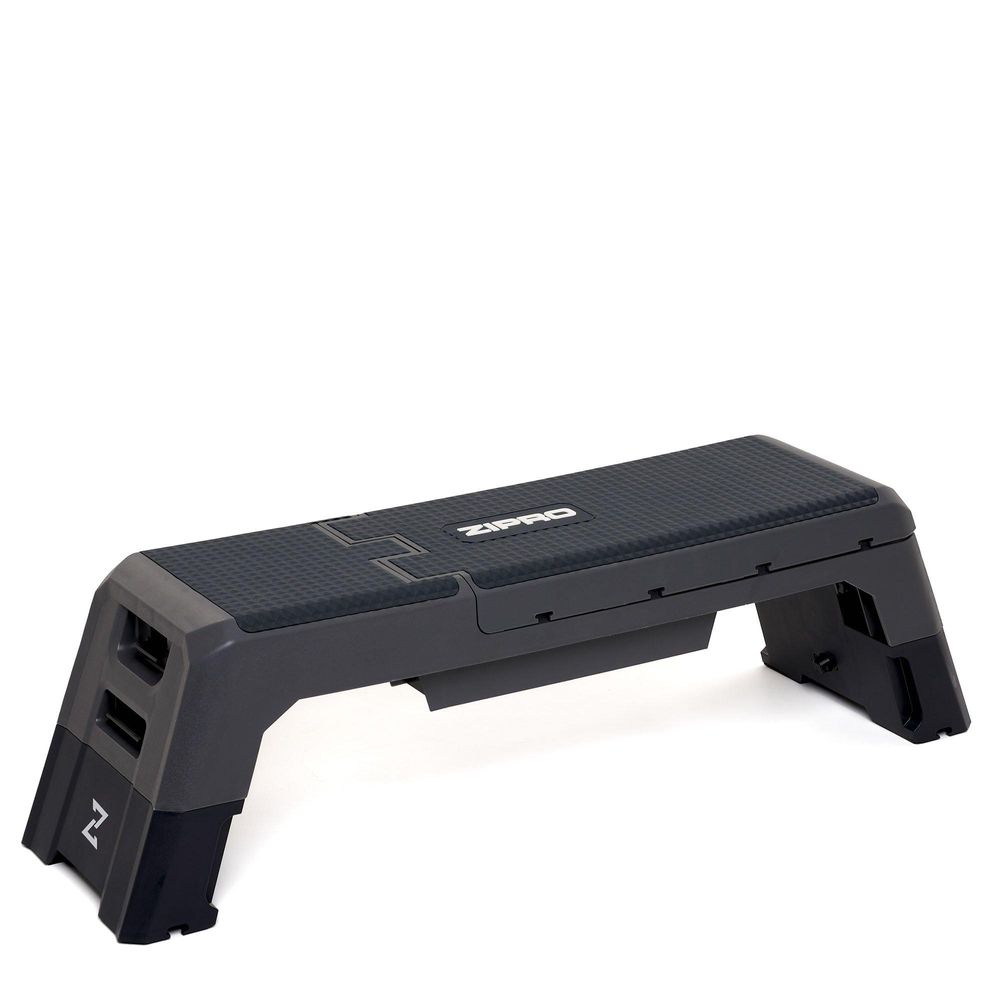 Zipro Fitness Deck 2-in-1 – Verstellbares Aerobic Steppbrett Schrägban Multifunktions-Hantelbank mit Staufach Rutschfester Step Bench für Home Gym