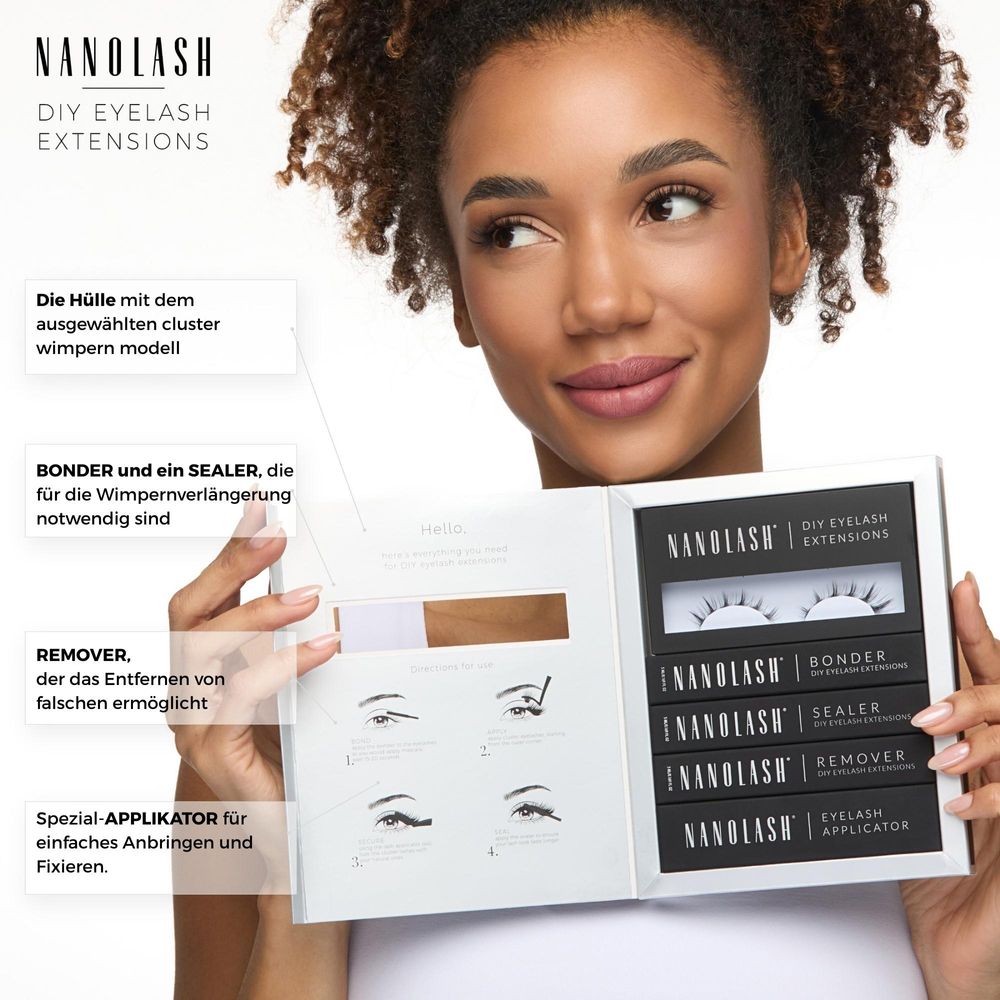 Nanolash Classy Falsche Wimpern Set 5 Stück