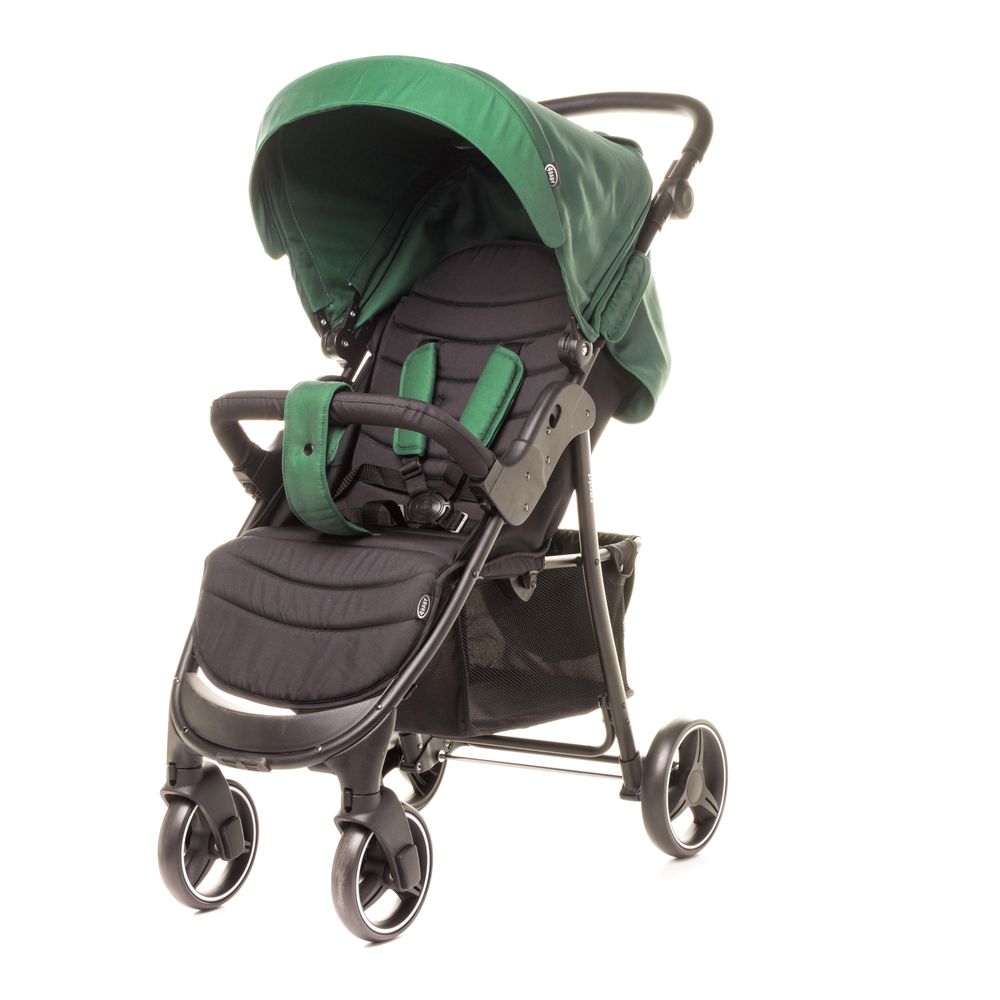 4Baby | Kočík - Kočík Buggy - Melange Grey - Kompaktný - Nastaviteľná opierka chrbta - Ideálny do mesta aj terénu - Do 22 kg - Rapid