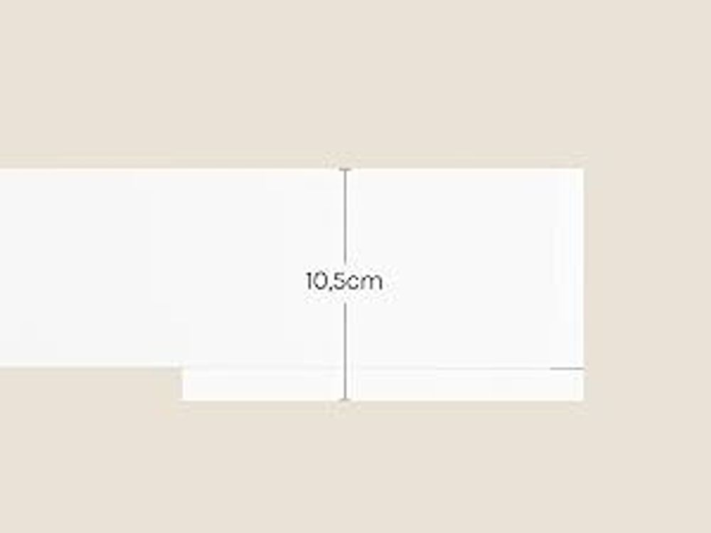 WOLTU Wickelaufsatz, Wickeltischaufsatz 80x10,5x78.5 cm,  46,5-50 cm tief, MDF, Weiß