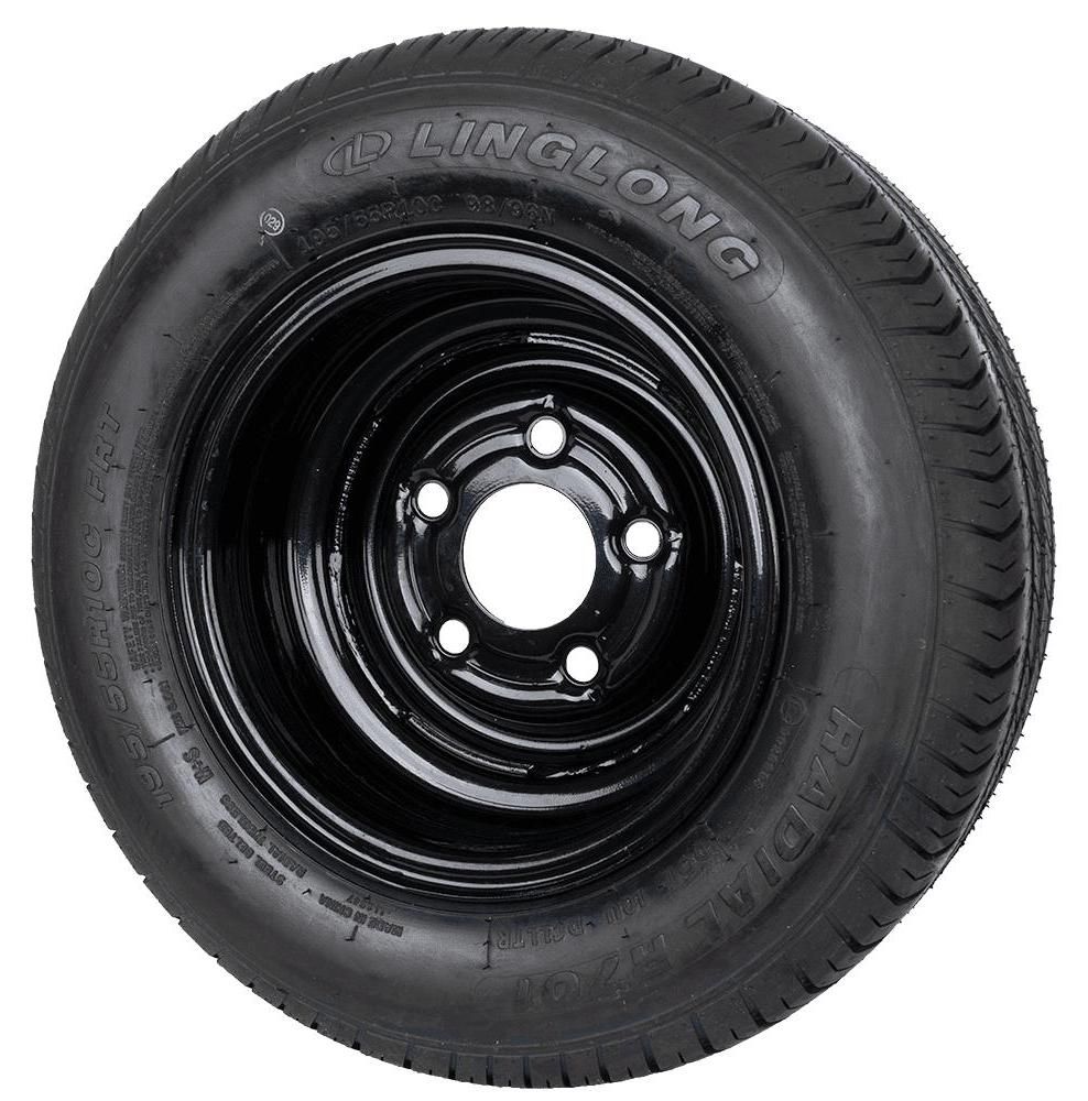 UNITRAILER Komplettrad 195/55 R10C für schwere Anhänger und Wohnwagen
