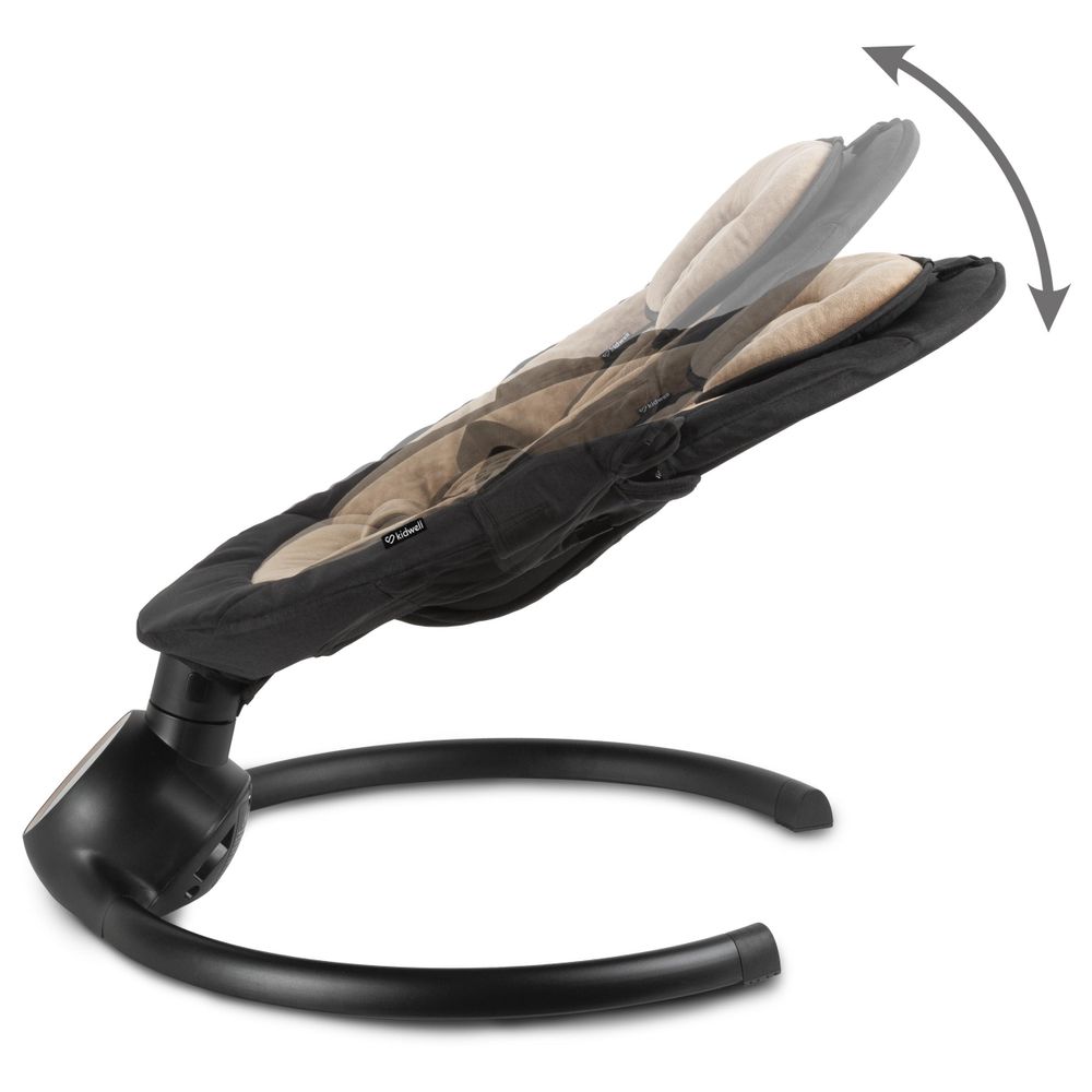 Elektrische 2-in-1-Schaukel, Bluetooth, REVE Schwarz-Gold