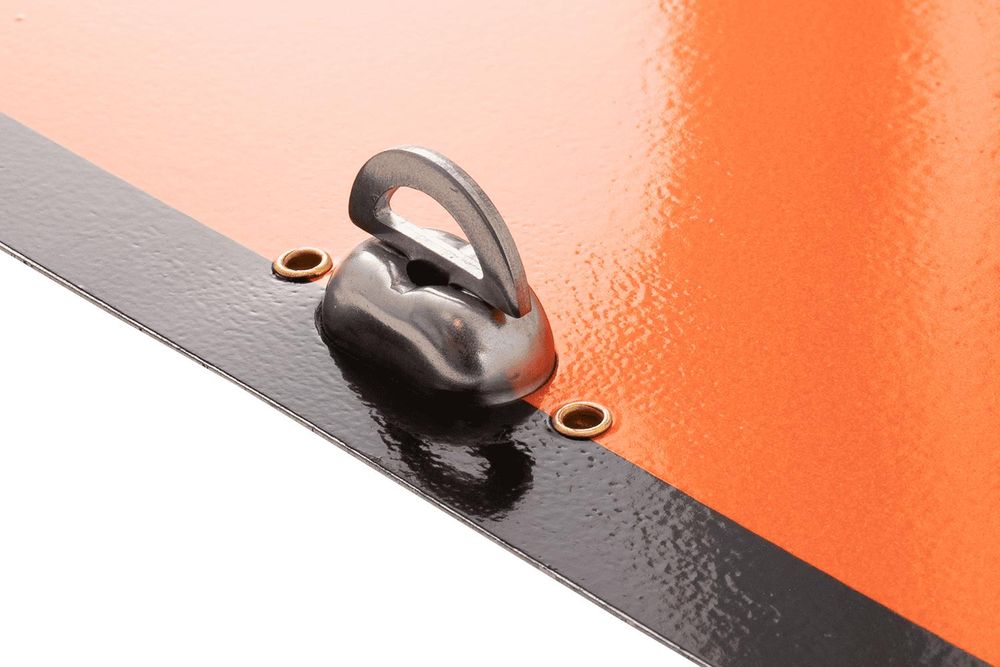 HERMON HILLS ADR Warntafel klappbar 400x300mm Klasse 1 reflektierend aus Aluminium für LKW, Gefahrgut-Anhänger und Transporter