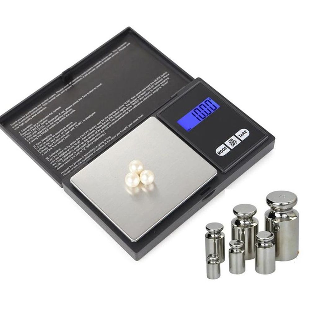 Taschenwaage 200g/0,01g Feinwaage Digitalwaage mit LCD Anzeige Goldwaage Münzwaage Grammwaage Tara Funktion 7 Einheiten Retoo