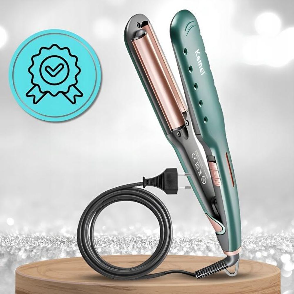Haarlockenstab Kemei Keramik Welleneisen Welleneisen 60W Tpc 130-220 °C