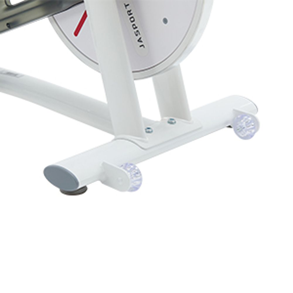 JASPORT Smart Indoor Speedbike S3, leiser Heimtrainer mit Magnetbremssystem, kompatibel mit Kinomap & Zwift, App mit Trainingskursen