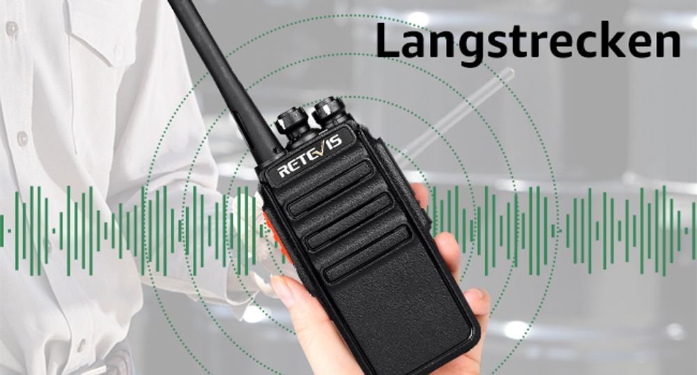 Retevis RT24 Funkgerät Set, 16 Kanäle VOX Squelch Wiederaufladbar mit Headset USB Ladeschale, Walkie Talkie für Schule Baustelle Supermarket 20er-Pack