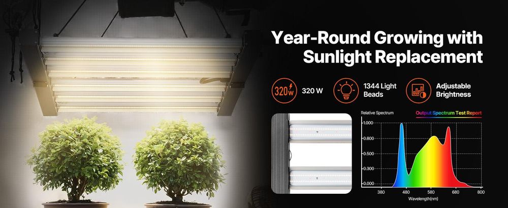 VEVOR Indoor-Grow-Zelt-Set, 100 x 100 x 200 cm, Indoor-Pflanzenzelt mit Vollspektrum-LED-Wachstumslicht & Belüftungssystem, 600D hochreflektierendes Mylar, Wachstumszelte für Blumen und Gemüse, 100x100x200 cm