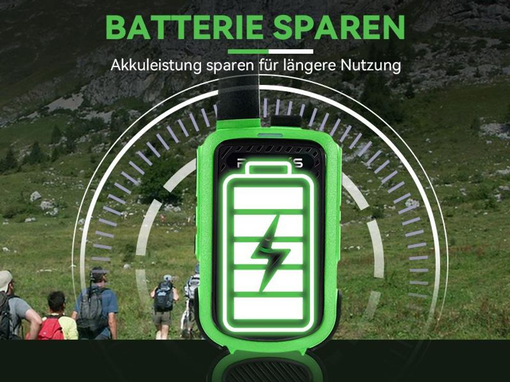 Retevis RT15 Walkie Talkie Kinder, PMR446 Funkgeräte, Freisprech VOX, Mini, 1000 mAh Li-Ionen-Akku, für Campingspiele, Schule, Hausspiele, Urlaub