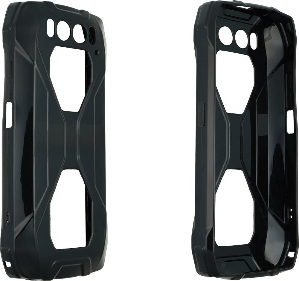 caseroxx Schutz-Hülle TPU-Hülle kompatibel mit Blackview BV7300, Gummi Handy Tasche schwarz