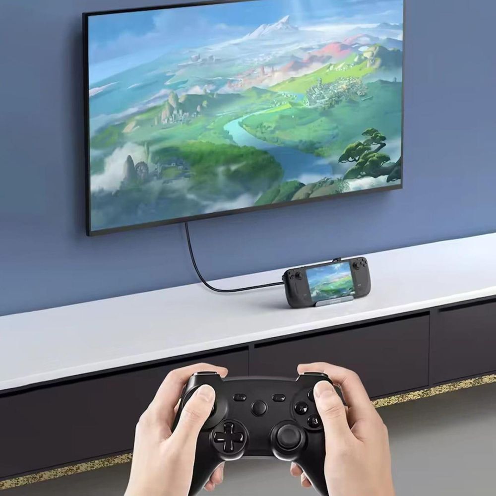 Stacja dokująca - Steam Deck Dock Rog Ally Dex - 6W1 - USB-C-Hub HDMI - 4k Ethernet