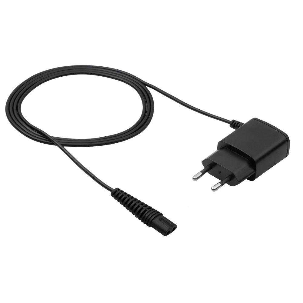 Akyga Netzteil mit fest angeschlossenem Braun-Stecker und europäischem Netzstecker