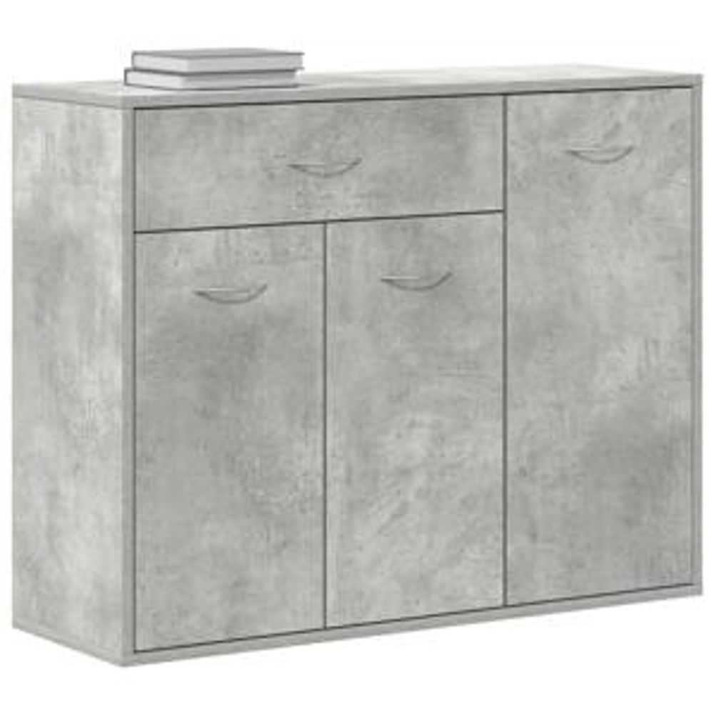 vidaXL Sideboard Betongrau 88x30x70 cm Holzwerkstoff