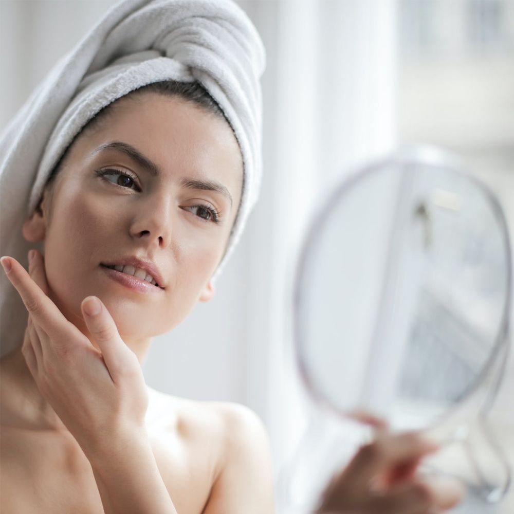 Kosmetikspiegel Schminkspiegel Vergrößerungsspiegel mit 2x Vergrößerung Tischspiegel Make-Up Kosmetik Spiegel Schwarz Retoo