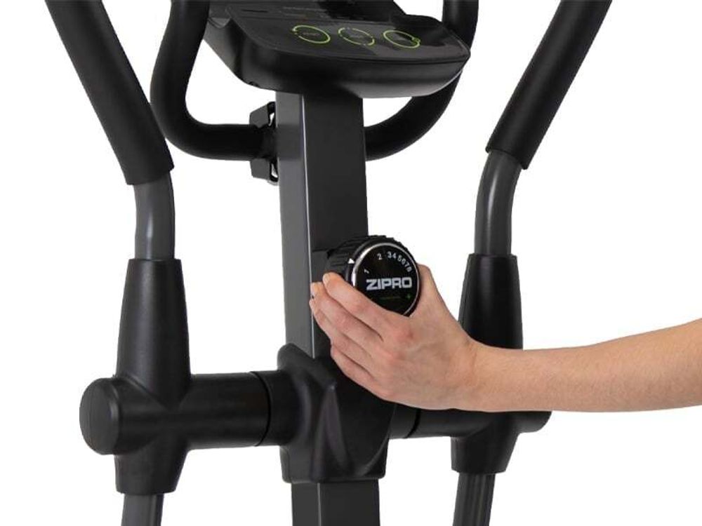 ZIPRO Crosstrainer Hulk Magnetischer Ellipsentrainer Heimtrainer für Zuhause bis 150kg Belastbar Fitnessgerät Leise 8 Stufen Pulssensor Tablet-Halter