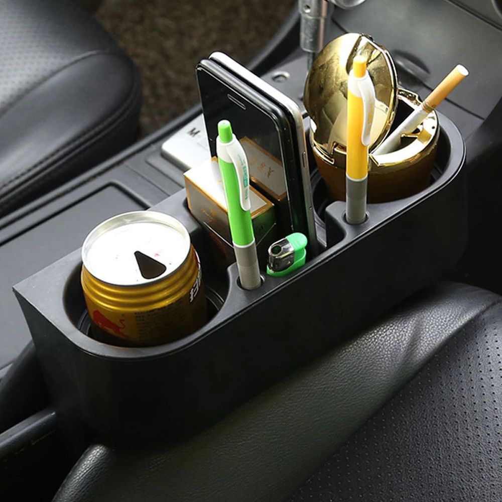 Dosenhalter Flaschenhalter für Auto Getränkehalter Universal Becherhalter KFZ Halter Lüftung LKW Cup Holder Wohnwagen Dosenhalterung Schwarz Retoo