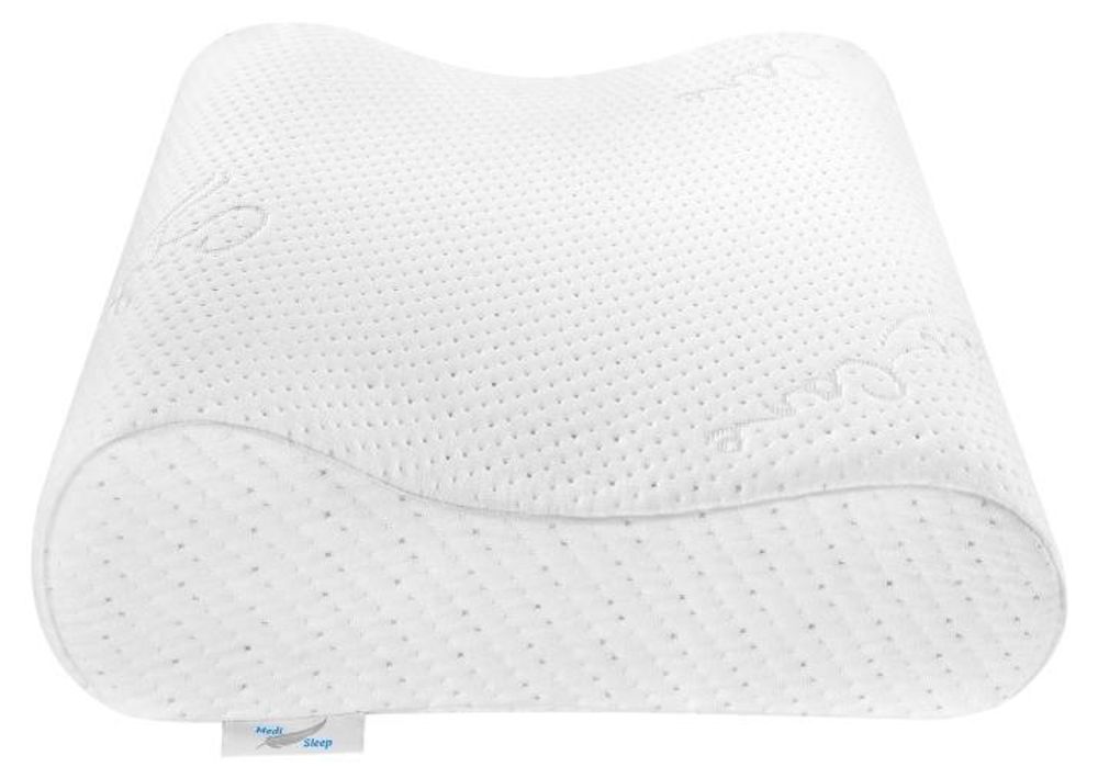 Ergonomiczna poduszka z pianki memory – profilowana, ortopedyczna poduszka do spania – poduszka wspierająca kark dla komfortowego snu – 48 x 34 cm.