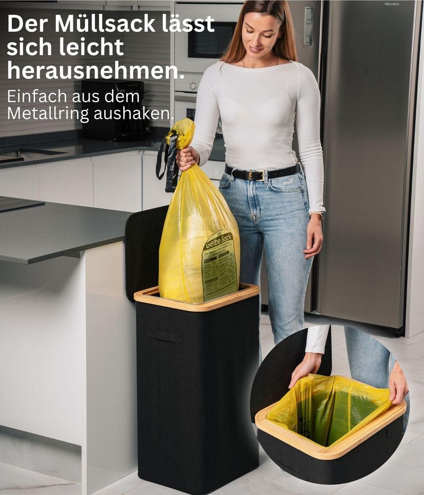 Müheloses Entleeren und Tragen