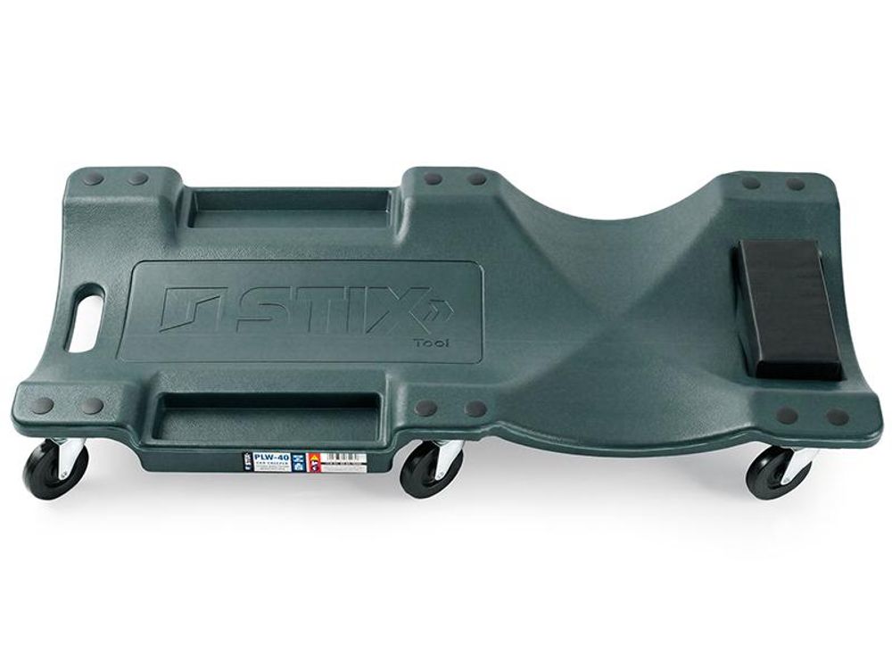 STIX Lettino da officina 40 PLW-40, 150 kg Tavolo da lavoro con rotelle da officina 101 cm, tavolo da lavoro con rotelle per montaggio