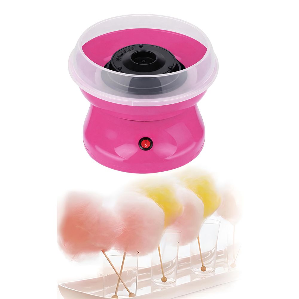 Zuckerwattemaschine Automat mit 10 Stäbchen Zuckerwattegerät Zuckerwatte Maker 500W Zuckermessbecher Baumwolle Candy Machin Kindergeburtstag Retoo