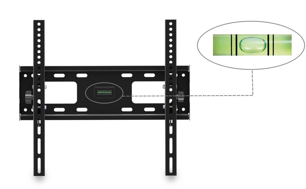 FCH 32-65 Zoll TV Wandhalterung Wandhalter LCD LED VESA 400x400 Flach neigbar Tragfähigkeit 50 kg