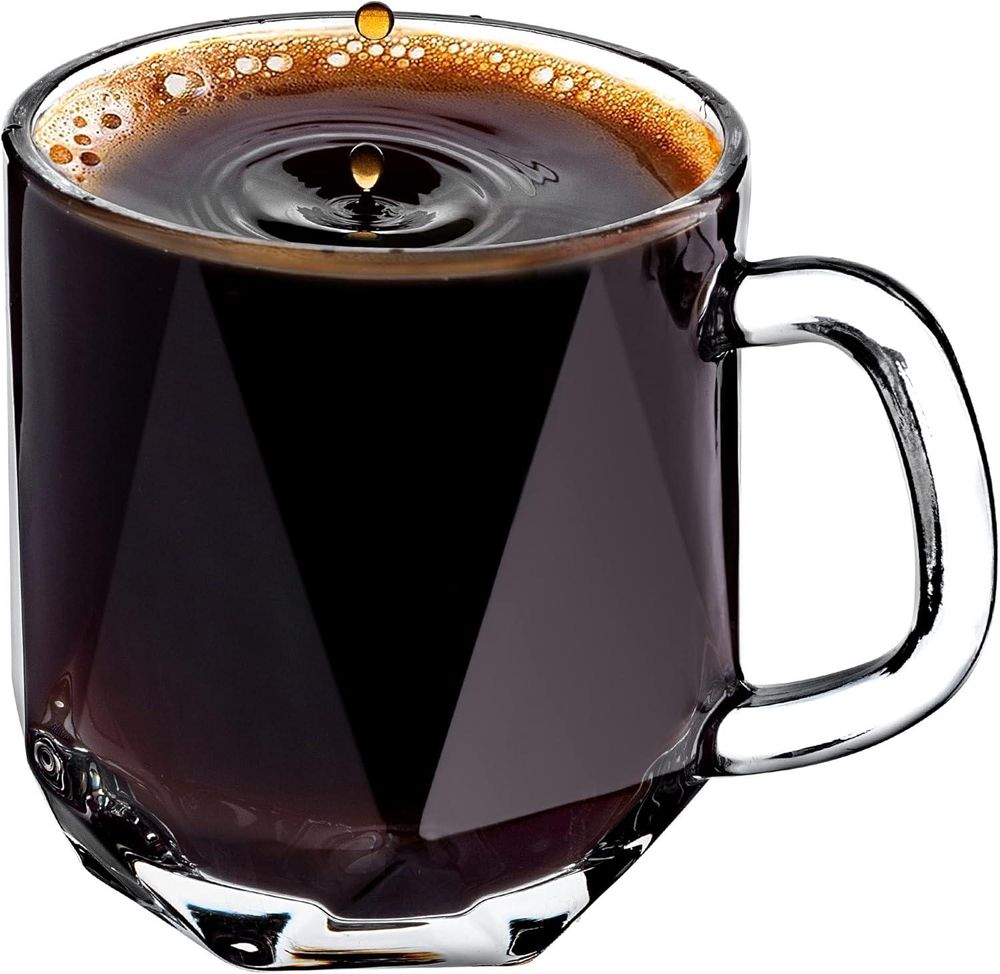 KADAX Teegläser "Tani", Glas mit Griff, Trinkglas für Saft, Tee, Kaffee, 300 ml, 6 Stück