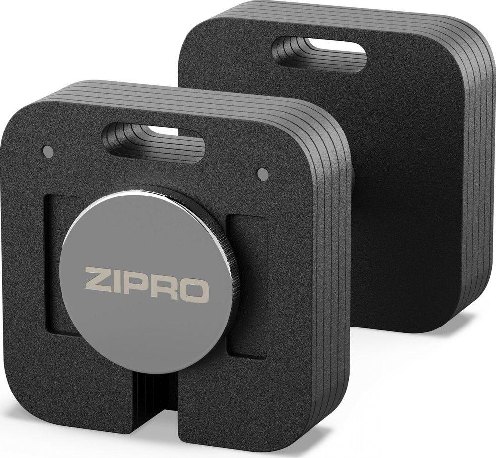 Zipro Kurzhantel Verstellbar Square – Systemhantel Set aus Stahl Eckiges Design (Anti-Roll) Schnelles Gewichtssystem für Home Gym Platzsparend