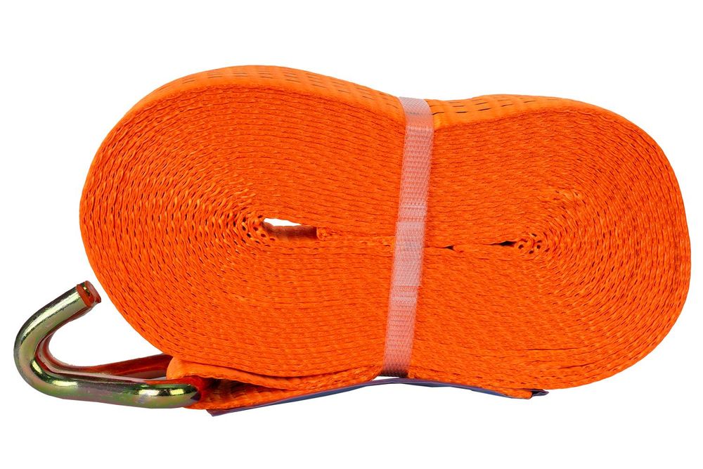 UNITRAILER Spanngurt mit Ratsche 12m 50mm 5t Orange Schwerlast Zurrgurt für LKW und große Anhänger zuverlässige Ladungssicherung