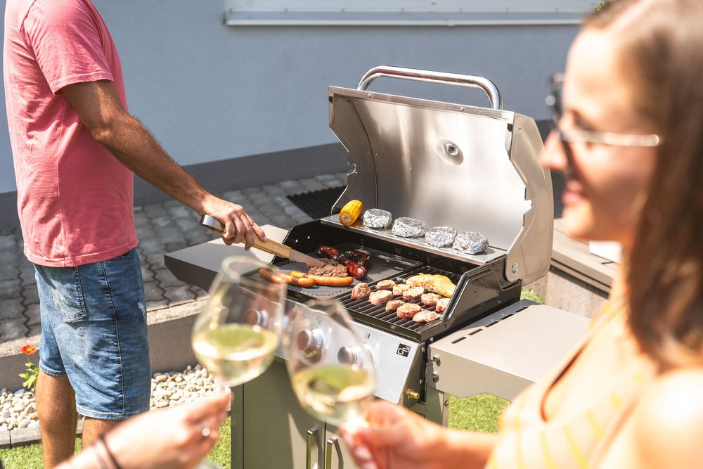 Zahradní grilování s plynovým grilem G21 Oklahoma BBQ