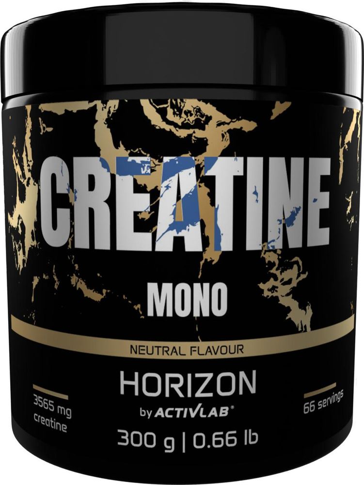 Activlab CREATINE MONO 300 g, Neutral, 4050 mg Kreatin-Monohydrat + Taurin pro Portion, Kreatin Pulver für Kraftsport