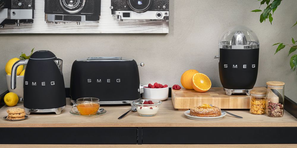 SMEG TSF01BLMEU Toaster Schwarz