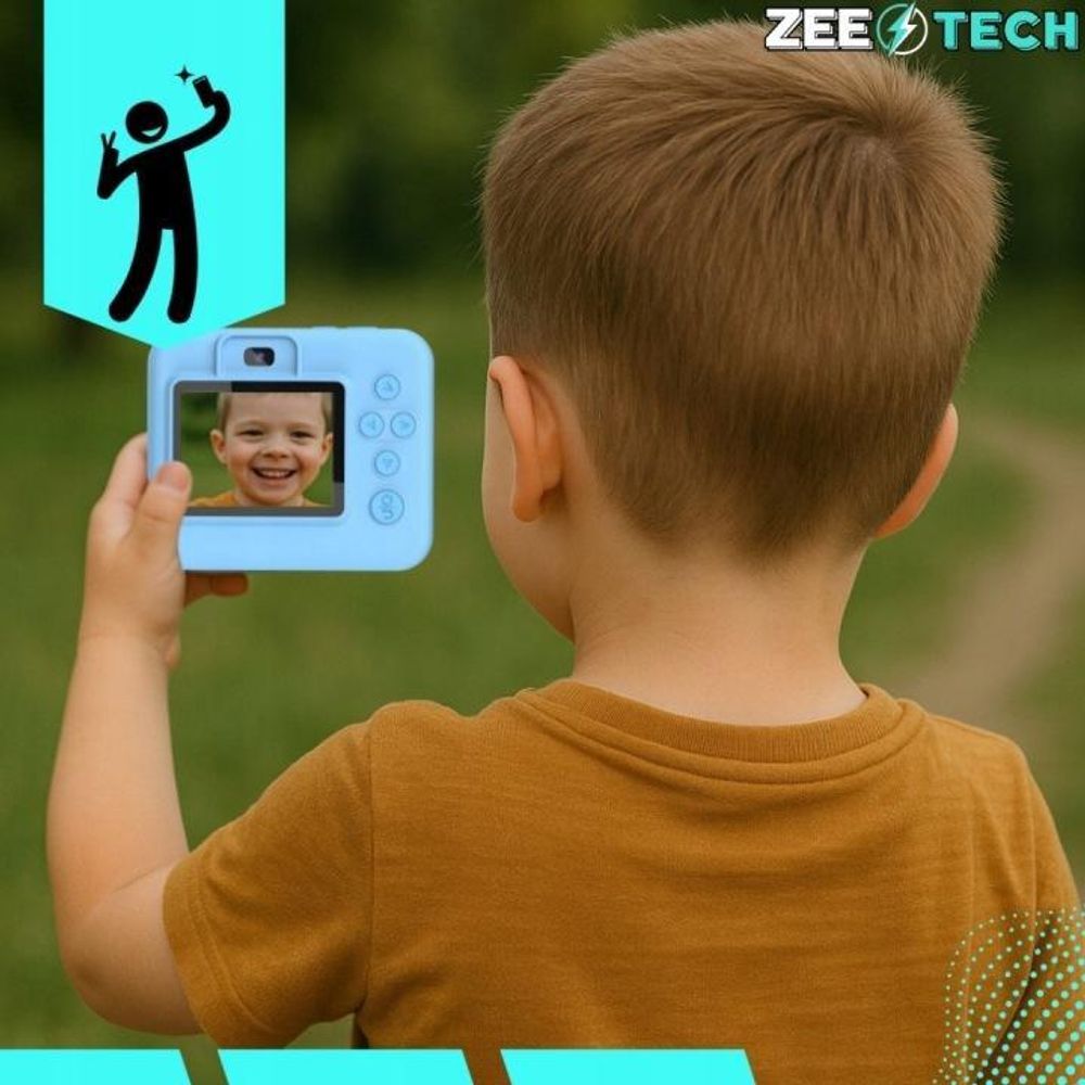 Digitale Sofortbildkamera Für Kinder Mit Drucker+ 11 Rollen Karten