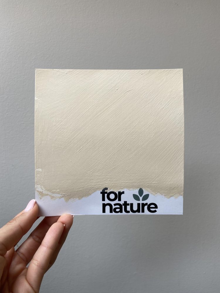 Farba wapienna Fornature LIMEA, próbnik koloru Dolomit (Piaskowobeżowy), do ścian i sufitów wewnątrz