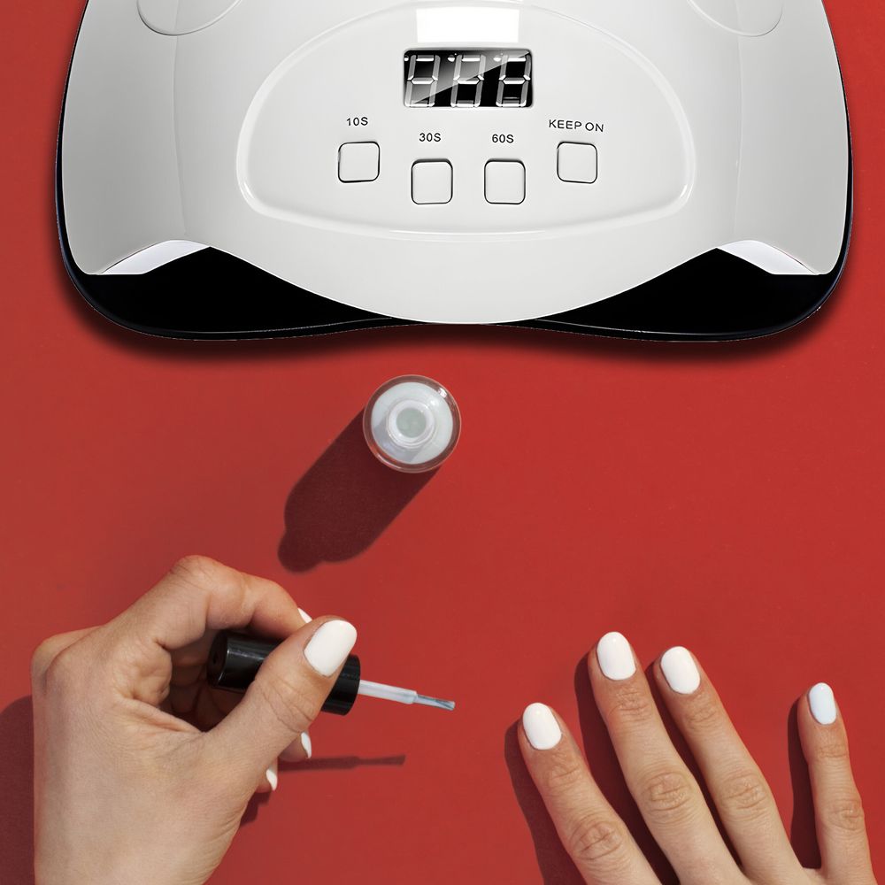 ECO 14W Nageltrockner LED UV Energiesparend Lampe Gel Dryer mit 4 Timer und 57 Leds Profi Lichthärtungsgerät Nagellacktrockner für alle Gelnägel Retoo