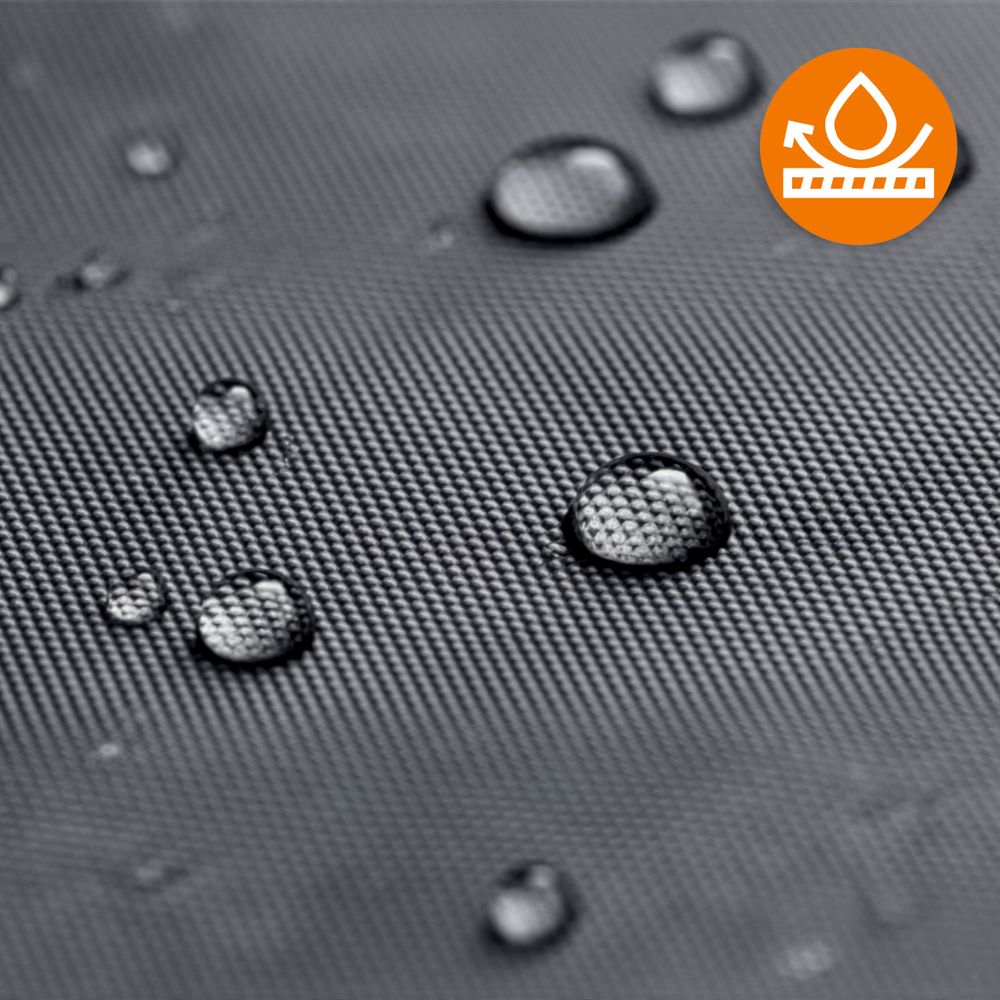 Regenponcho Damen Herren, Regenmantel Wasserdicht aus EVA, Leichter Regenschutz mit Kapuze, EVI SPORT StormGuard Black