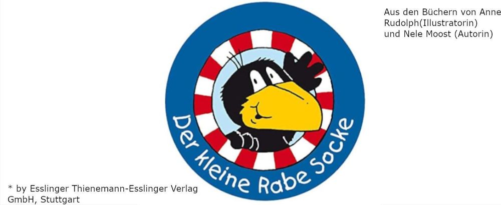 Der kleine Rabe Socke - Kinderkostüm 2-tlg. (116)