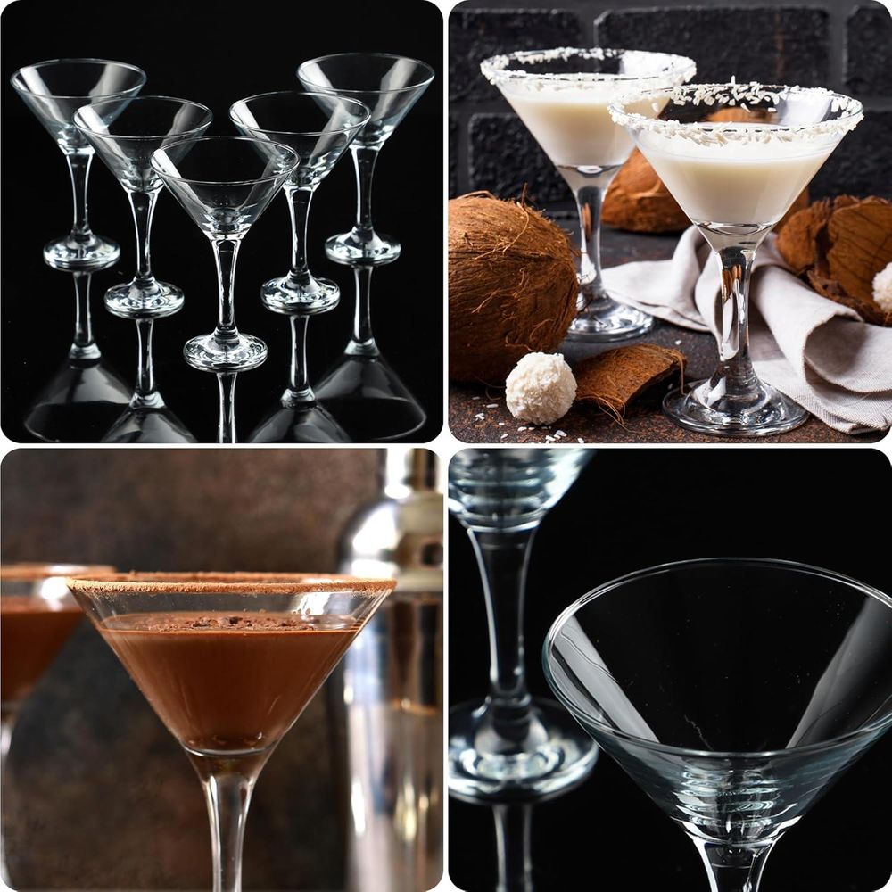 KADAX Martinigläser, 175ml Cocktailgläser aus hochqualitativem Glas