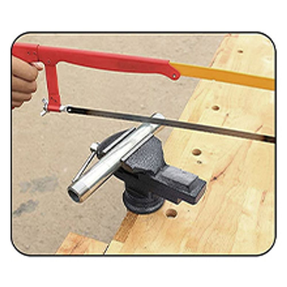 TEENO Schraubstock Drehbar, mit 360° Drehbarem Sockel, aus Gegossenem Stahl, 800 kg (Maulweite: 85mm)