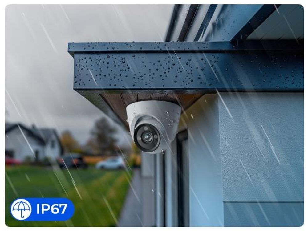Reolink CX820, 4K 8MP ColorX Dome PoE Überwachungskamera, Smarte Erkennung, F1.0 Superblende, Farbnachtsicht, 2-Wege-Audio, Einstellbares Warmlicht