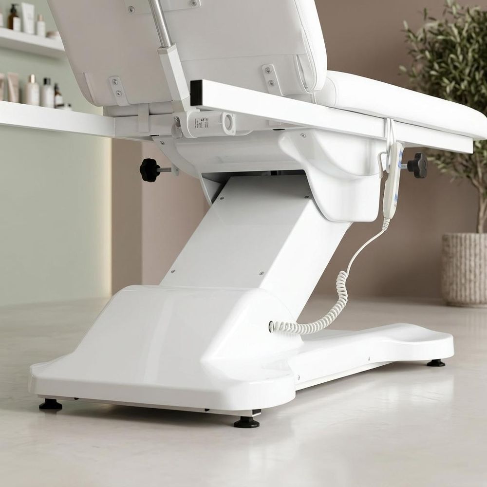 Fauteuil lit de massage électrique chauffant Amaris - 2 moteurs, pour salon de beauté, esthétique