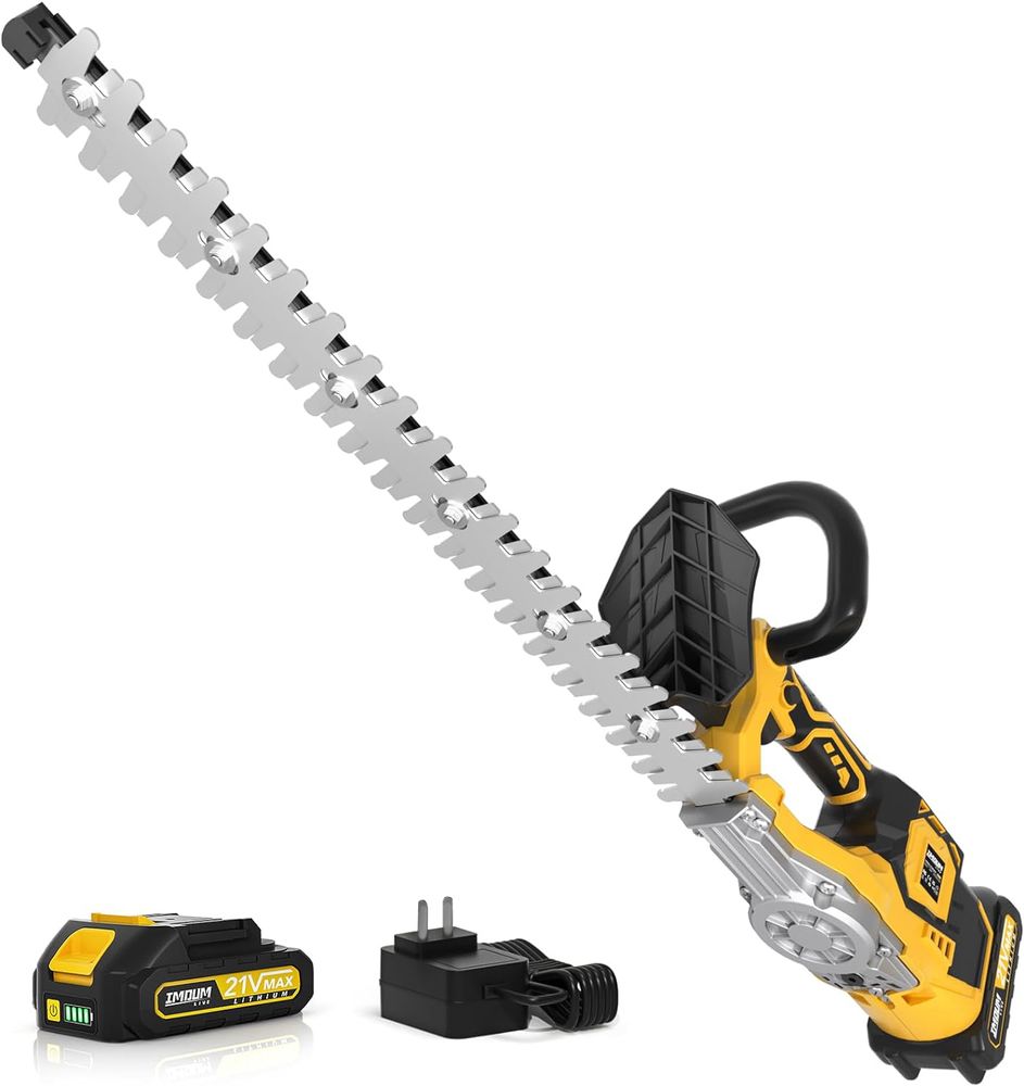 Nożyce do żywopłotu akumulatorowe IMOUM 120W 50cm 21V 4Ah