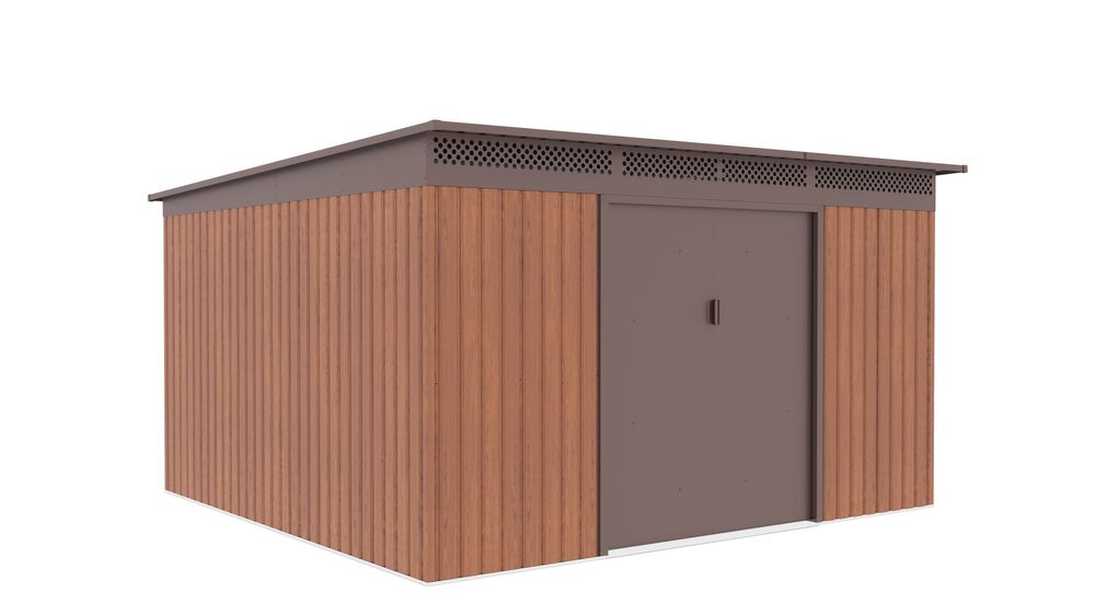 Das Gartenhaus GRAH 1132 ist ideal für die ganzjährige Aufbewahrung von Gartengeräten