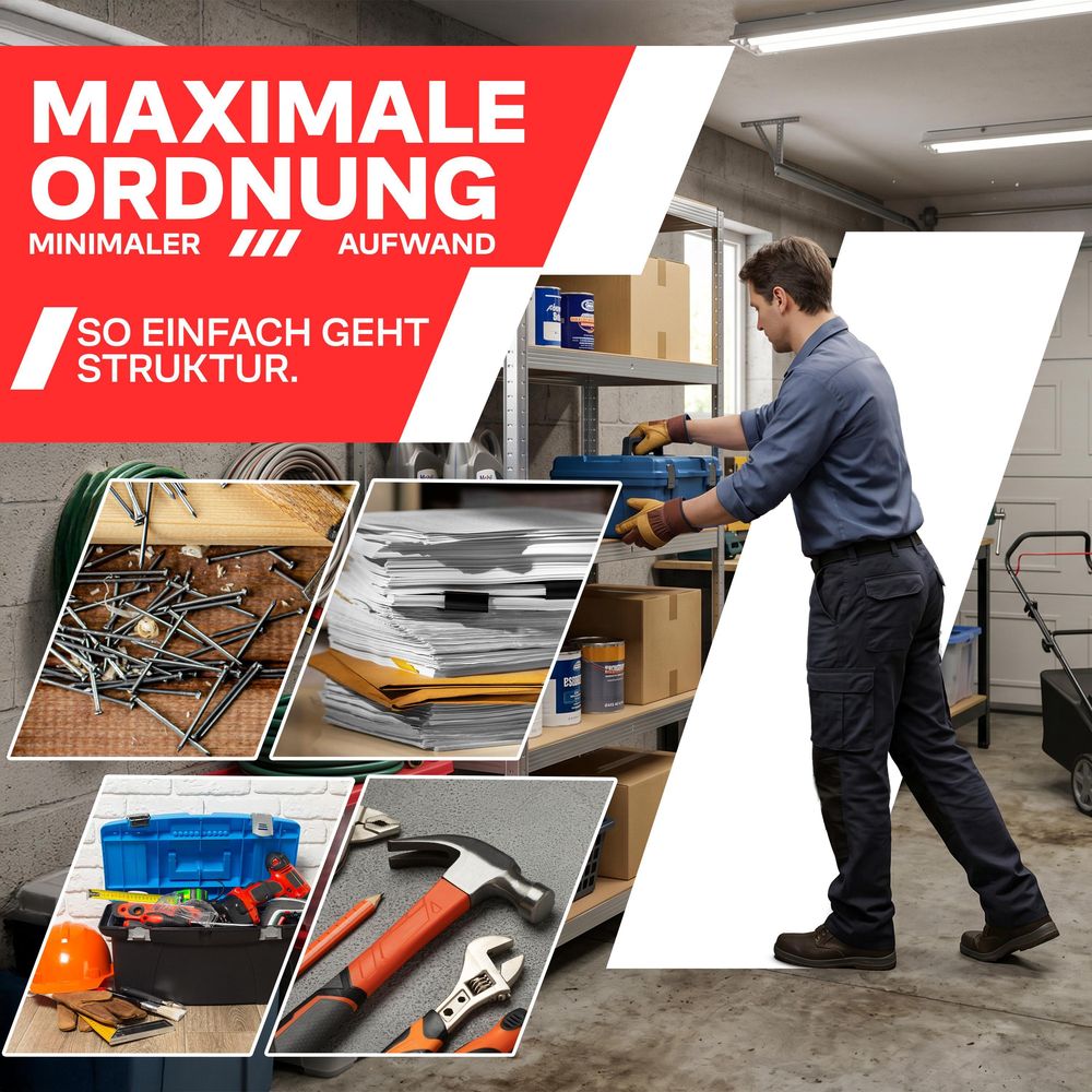 Werkzeuglose Montage dank Stecksystem