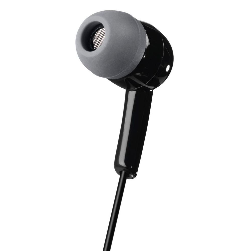 Hama Gloss In-Ear Kopfhörer, kabelgebunden, Stereo, Schwarz