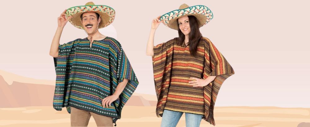 Sombrero Set Mexikohut Uni 2er Pack