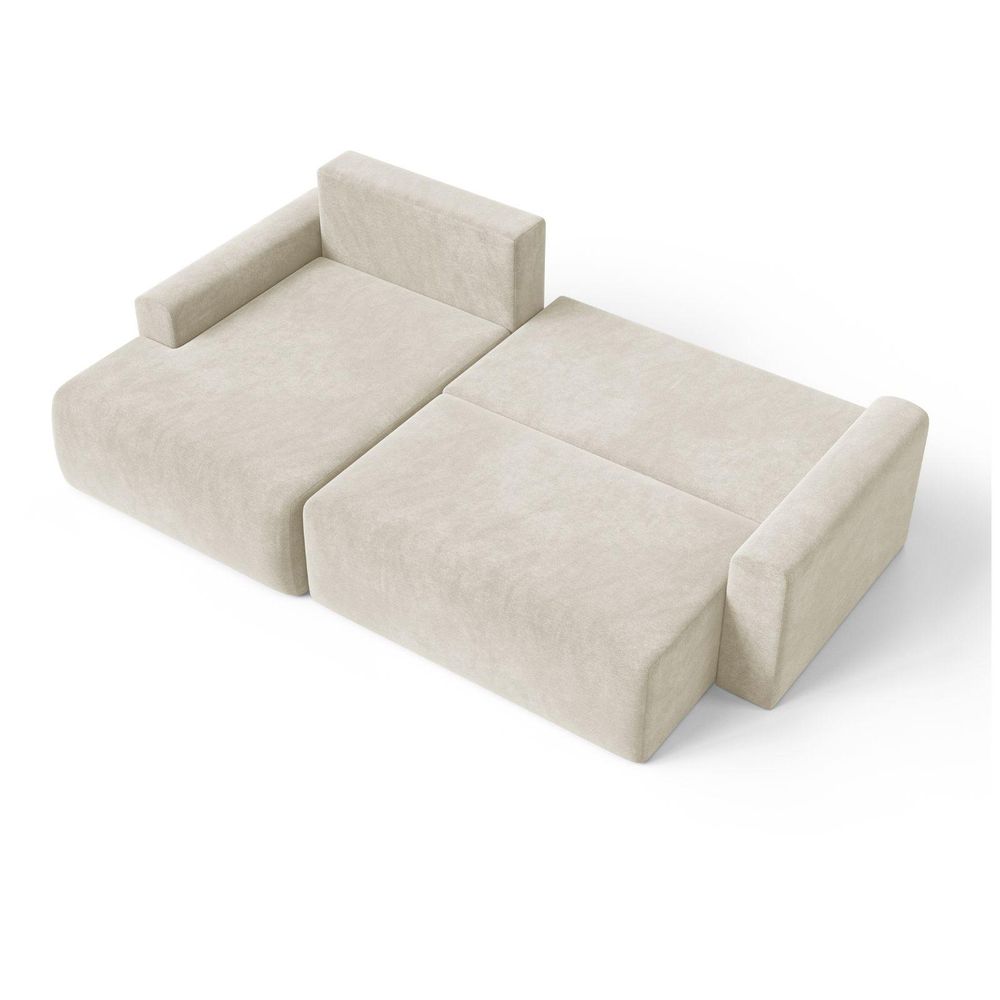 Ecksofa MILO LARGE mit Schlaffunktion und Bettkasten, linke Ecke - VIBE 03