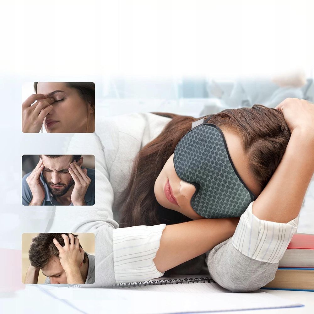 Augenbinde Zum Schlafen 3D Verdunkelungsmaske Einstellbar