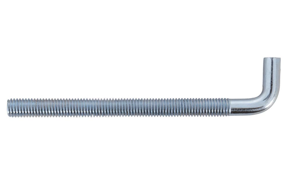 DROMET L-Haken HP M10x140 Wandhaken aus verzinktem Stahl 5.8