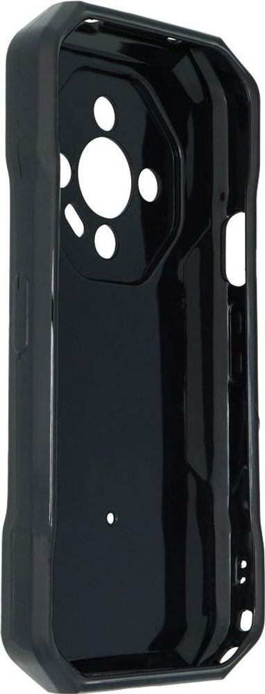 caseroxx Schutz-Hülle TPU-Hülle kompatibel mit Ulefone Armor X32 / X32 Pro, Gummi Handy Tasche schwarz  – Detailansicht